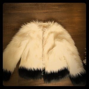 Michael kors fluffy coat